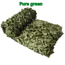 몽골텐트 군사 위장 그물 사냥 장식 전망대 그늘 베이지 정글 사막 녹색 3x4m3x5m, Pure green+3x3m