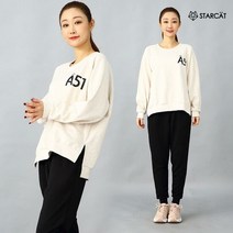 홈트 여성운동복 필라테스상의 오버핏 맨투맨 TOWUT51WU9