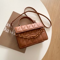 클러치백 트렌디 한 격자 무늬 여성 숄더 가방 패션 체인 Crossbody 디자이너 핸드백과 지갑 작은 플랩 탑 핸들