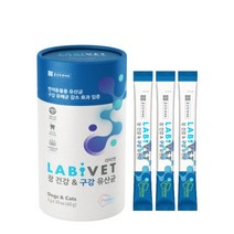 종근당바이오 X 이글벳 라비벳 반려동물 유산균 영양제 30p, 1개, 장 + 구강건강