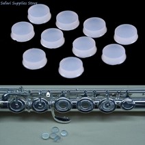 뜨거운 판매 10pcs 플루트 키 플러그 부드러운 고무 오픈 홀 피콜로 플러그 커버 플루트 수리 부품 액세서리