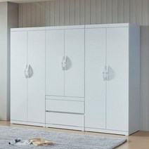 사토 장롱 풀세트, 색상:화이트아카시아