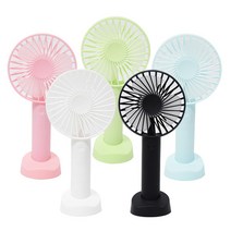 러블리투데이 핸디형 미니윈디 휴대용 선풍기 탁상겸용, 화이트