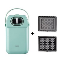 저무리 전기 계란 샌드위치 메이커 미니 굽고 Panini 베이킹 플레이트 토스터 와플 바 Bakeware 비 스틱 롤 주방, 02 green
