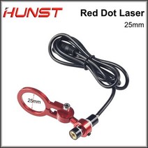 목공기계 목공구 수리 부품 Hunst-레드 도트 세트 포지셔닝 다이오드 모듈 레이저 조각기 직경: 20 25mm DC 5V DIY Co2 헤드용, Red Dot Set (25mm)