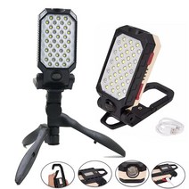 LED 충전식 캠핑 랜턴 손전등 후레쉬 작업등 38능, W599멀티랜턴(삼각포함)아X, 상세페이지 참조
