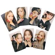 아이돌 포토카드 7개/대 Kpop NMIXX Photocards 앨범 Lomo 카드 크리스탈 스티커 여성 팀 아이돌 사진 팬, 01 OSS22861MC