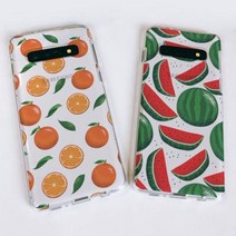 갤럭시S10/S10+/S10E 제철과일2 소프트젤리케이스 갤럭시노트5:제주감귤, 1개
