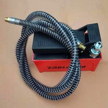 유압 풋 펌프 페달 정비 장비 수동 오일 공압 프레스 판금 수리, 1.6L 알루미늄 펌프+3m 오일튜브 +조인트