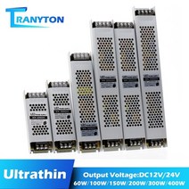 파워 서플라이 전원공급 장치 초박형 조명 변압기 dc12v 24v 전원 공급 어댑터 60w 100w 150w 200w 300w 400w led 드라이버 led 스트립, 협력사, 12v
