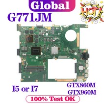 조립식 컴퓨터 2인용 모던KEFU G771JM 메인 ROG G771J G771JW GL771 GL771JM GL771JW 노트북 마더 보드 I5, 06 LVDS I7 GTX960M-V4G