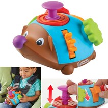 버튼 톱니바퀴 다이얼 고슴도치 유아 소근육발달 장난감 16개월아기 EQ 돌