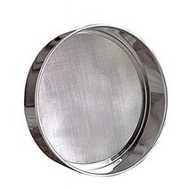 6” Stainless Steel Professional Round Flour Sieve Strainer with 40 Mesh (6 Inch 18/8 Steel), 1