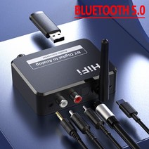디지털-아날로그 오디오 DAC 컨버터 Spdif 광섬유 신호-3.5MM 3.5 AUX 2 RCA 증폭기 디코더 Bluetooth 5.0 수신기, 단일옵션, 01 Black