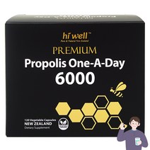 카카파파 뉴질랜드 프로폴리스 6000mg 고함량 캡슐, 120캡슐 4개월분