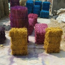 볏단 짚단 볏짚바람막이 컬러 칼라 소품 온실 단열재 장식 보온, 50x95(원형-지름x높이)