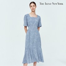 더아이잗뉴욕 더아이잗 플로럴 스퀘어넥 원피스 IN5P0OP04