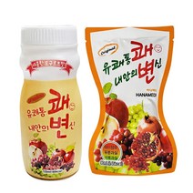 유쾌통쾌 내안의 변신 1개 과채음료 식이섬유 푸룬과실 석류 혼합음료, 유쾌통쾌 내안의 변신 90ml 1개