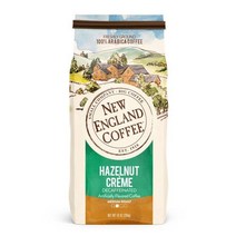 뉴잉글랜드커피 디카페인 헤이즐넛 크림 그라운드 커피 10 oz New England Coffee Decaf Hazelnut Creme Medium Roast