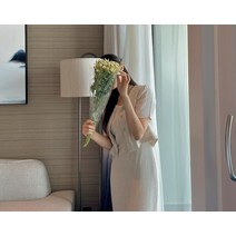 르니벨 린넨 나시 롱 원피스 투피스 세트