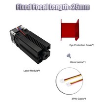 슬라이딩각도절단기 고속 금속 작업대 NUOF-450nm 40W 레이저 헤드 고정 초점 TTL 블루 모듈 CNC 절단 조, 01 NUOF 40W-25mm