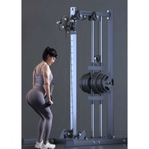 싱글 케이블머신 체스트 삼두 멀티 등 운동 도르레, 40KG 바벨 세트