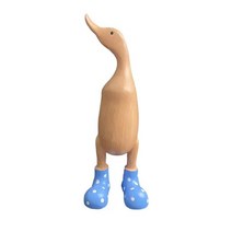 친환경 나무 오리 레인 부츠 눈길을 끄는 장식 다용도 가구 스팟용 홈 장식품, 1.파란  L