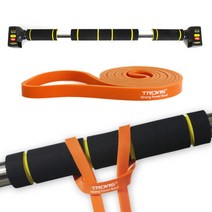 S풀업 가드블랙 문틀 철봉 70cm 실내 턱걸이 운동 기구 가정용 바, 단품