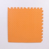 요가 매트 12Pcs 스포츠 보호 체육관 30*30Cm Eva 잎 곡물 바닥 휘트니스 미끄럼 방지 접합 러그 Thicken Shock Room Workout, 12개, 주황색