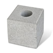 지주석 휀스스톤 10개 FS333 구멍지름130 충전용 주춧돌 받침대 세멘 휀스톤