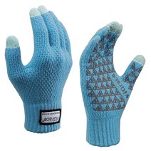 ViGrace Winter Warm Touchscreen Gloves for Men and Women Touch Screen Fleece Lined Knit Anti-Slip Wo