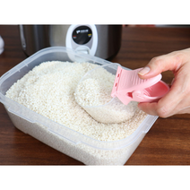 쌀1인분계량컵 밥솥 계량컵 비컵 세제 비중컵 됫박 스쿱삽 집게 사료삽, 옐로우