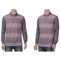 40대 댄디룩 데일리 그레이 긴팔카라넥 남자긴팔티