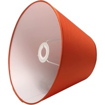 Aicosineg 램프 갓 E27용 배럴 패브릭 전등갓 E14 베이스 플로어 램프 쉐이드 베이스 테이블 램프 및 플로, 05 15*19*30 오렌지