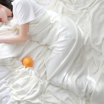 [러빙랩] 멜로디 대나무섬유 80수 코마사 거즈 이불 200X230cm, 색상:아이보리