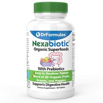 섬유질 보충 DrFormulas Organic Prebiotic Fiber for Constipation Relief & Weight Loss | Nexabiotic Superfo