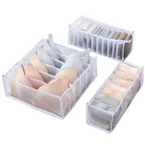 선반 수납장 선반틈새수납장 기숙사 옷장 주최자 양말 홈 분리 속옷 보관 상자 7, 협력사, white3pcs 세트