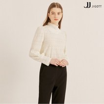 [JJ지고트(JJ JIGOTT)] (JJ지고트) 벌룬핏 펀칭 기모 블라우스 GLCP0BLW