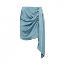 JONATHAN SIMKHAI 조나단 심카이 Mae classic draped satin 미니 skirt151986