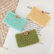 트리플 카드지갑 만들기 DIY키트 뜨개질 DIY 패키지, 228, 1개