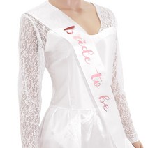 파티짱 브라이드 투 비 어깨띠, SR 브라이드 투 비 어깨띠 (화이트)