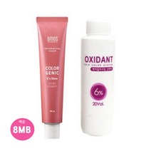 아모스 칼라제닉 잇츠글로우80ml 8MB(담적빛 밝은갈색)