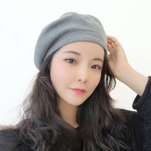 제이제이나인 봄 여름 남자 여자 공용 베이직 니트 베레모 빵모자