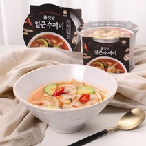 쫄깃한 얼큰수제비 1인분(용기) X 12개입