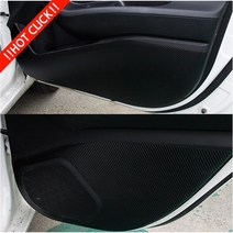 사은품증정 올뉴모닝 도어커버 데칼 스티커, 07.3D카본 화이트, I TYPE(14인치 순정휠 마스크)