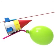 종이컵 풍선로켓 줄타기 5개 준비물 과학 체험학습 교구