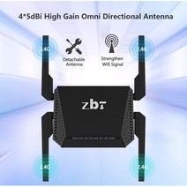 휴대용 공유기Cioswi-WE3826 무선 와이파이 라우터 4-LAN 300Mbps 4 안, 02 12V 1A Power_01 US Plug