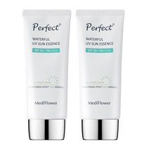 메디플라워 퍼펙트 워터풀 유브이 선에센스 50ml 1+1 SPF 50+ PA++++