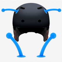 [목마켓]3D 입체 포인트 부착식 악세사리 더듬이 블루 낱개1개/헬멧 오토바이크 자동차량 등, 상세페이지 참조, 상세페이지 참조, 상세페이지 참조