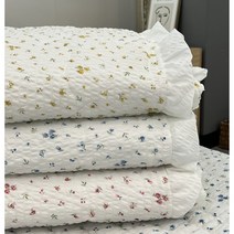 잔꽃 화이트 시어서커 여름이불 시원한 냉감이불